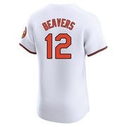 White Elite Dylan Beavers Men's Baltimore Orioles Home Jersey