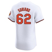 White Elite George Soriano Men's Baltimore Orioles Home Jersey