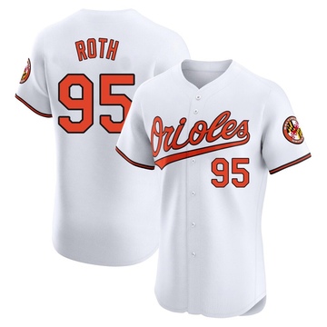 White Elite Houston Roth Men's Baltimore Orioles Home Jersey