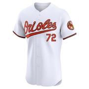 White Elite Jose Espada Men's Baltimore Orioles Home Jersey
