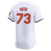 White Elite Livan Soto Men's Baltimore Orioles Home Jersey