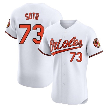 White Elite Livan Soto Men's Baltimore Orioles Home Jersey