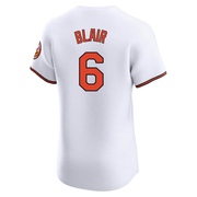 White Elite Paul Blair Men's Baltimore Orioles Home Jersey