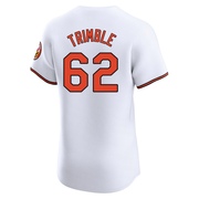 White Elite Reed Trimble Men's Baltimore Orioles Home Jersey