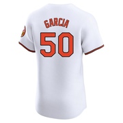 White Elite Rico Garcia Men's Baltimore Orioles Home Jersey