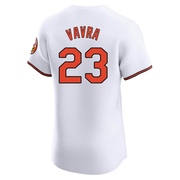 White Elite Terrin Vavra Men's Baltimore Orioles Home Jersey