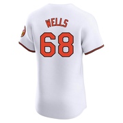 White Elite Tyler Wells Men's Baltimore Orioles Home Jersey
