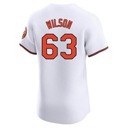 White Elite Tyler Wilson Men's Baltimore Orioles Home Jersey
