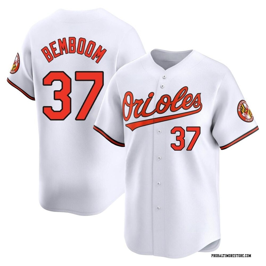 White Limited Anthony Bemboom Men's Baltimore Orioles Home Jersey