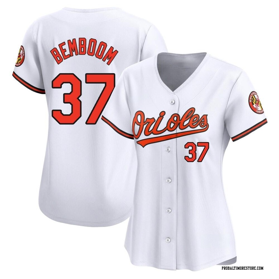 White Limited Anthony Bemboom Women's Baltimore Orioles Home Jersey