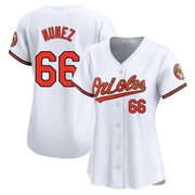 White Limited Anthony Nunez Women's Baltimore Orioles Home Jersey