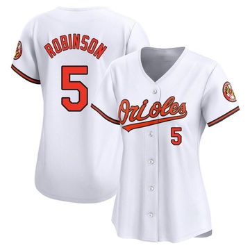 White Limited Brooks Robinson Women's Baltimore Orioles Home Jersey
