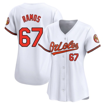 White Limited Bryan Ramos Women's Baltimore Orioles Home Jersey