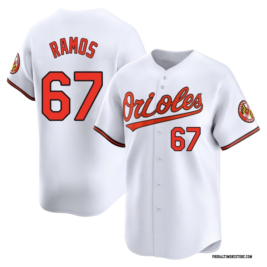 White Limited Bryan Ramos Youth Baltimore Orioles Home Jersey