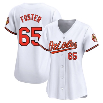 White Limited Cameron Foster Women's Baltimore Orioles Home Jersey