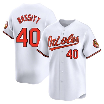 White Limited Chris Bassitt Men's Baltimore Orioles Home Jersey