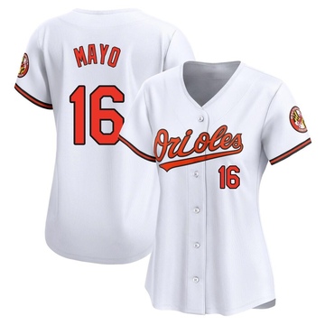 White Limited Coby Mayo Women's Baltimore Orioles Home Jersey