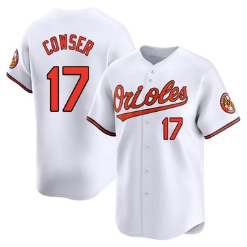 White Limited Colton Cowser Youth Baltimore Orioles Home Jersey