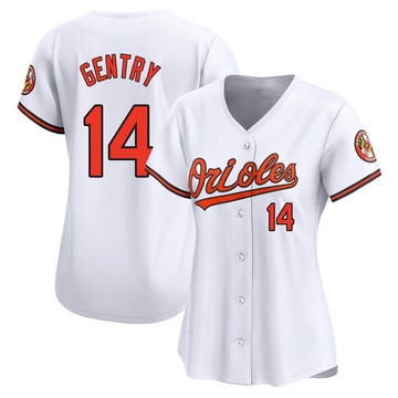 White Limited Craig Gentry Women's Baltimore Orioles Home Jersey
