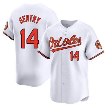 White Limited Craig Gentry Youth Baltimore Orioles Home Jersey