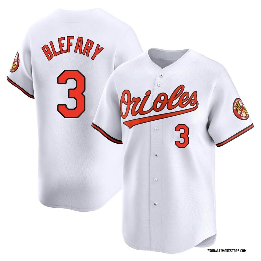 White Limited Curt Blefary Youth Baltimore Orioles Home Jersey