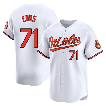 White Limited Dietrich Enns Men's Baltimore Orioles Home Jersey