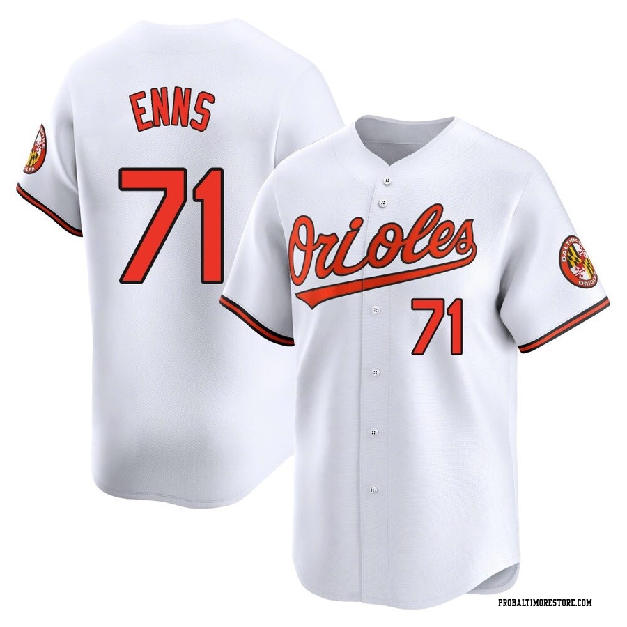 White Limited Dietrich Enns Youth Baltimore Orioles Home Jersey