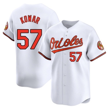 White Limited Jackson Kowar Men's Baltimore Orioles Home Jersey