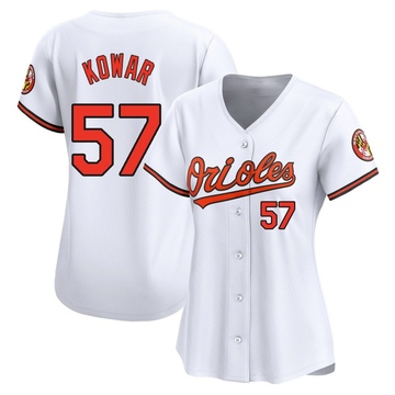 White Limited Jackson Kowar Women's Baltimore Orioles Home Jersey
