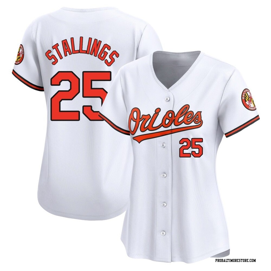 White Limited Jacob Stallings Women's Baltimore Orioles Home Jersey