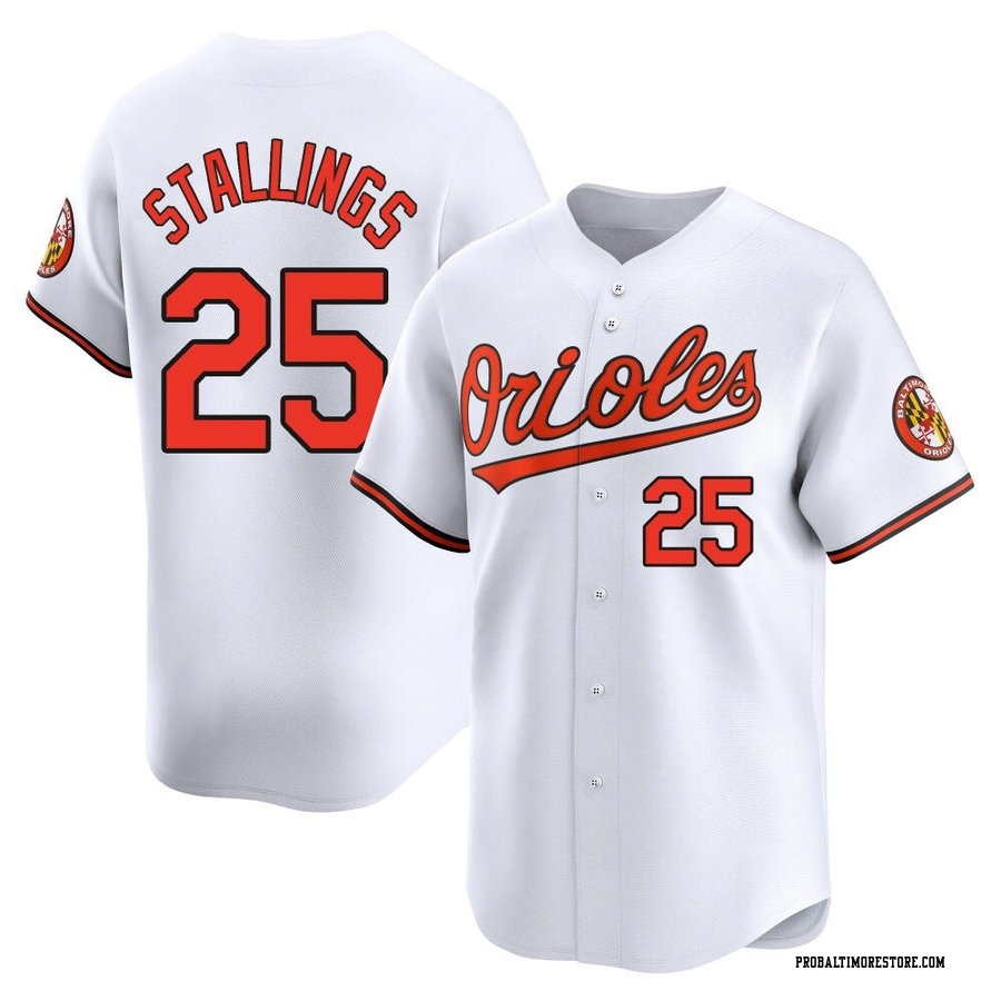 White Limited Jacob Stallings Youth Baltimore Orioles Home Jersey