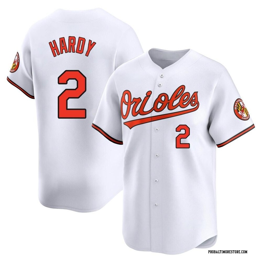 White Limited J.J. Hardy Youth Baltimore Orioles Home Jersey