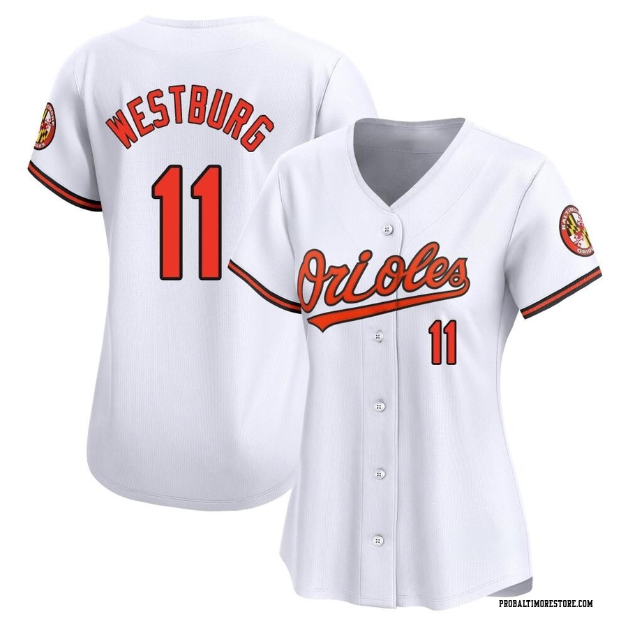 White Limited Jordan Westburg Women's Baltimore Orioles Home Jersey