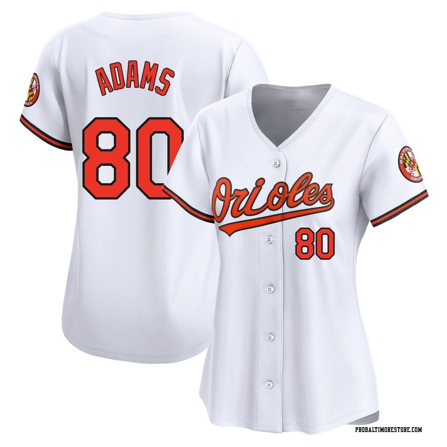 White Limited Jordyn Adams Women's Baltimore Orioles Home Jersey