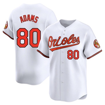 White Limited Jordyn Adams Youth Baltimore Orioles Home Jersey