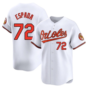 White Limited Jose Espada Youth Baltimore Orioles Home Jersey