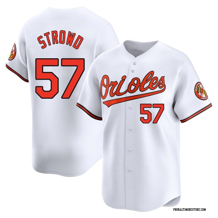 White Limited Kade Strowd Men's Baltimore Orioles Home Jersey