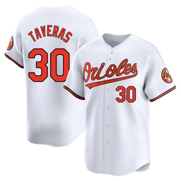 White Limited Leody Taveras Men's Baltimore Orioles Home Jersey