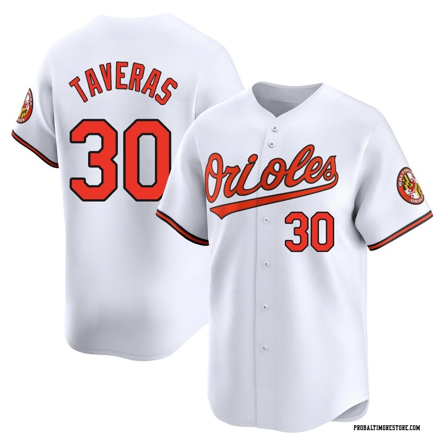 White Limited Leody Taveras Men's Baltimore Orioles Home Jersey