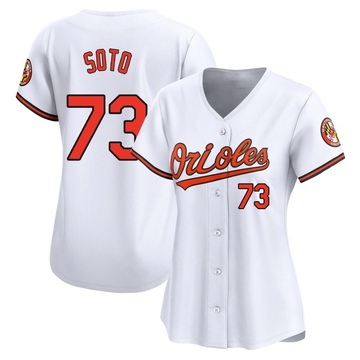 White Limited Livan Soto Women's Baltimore Orioles Home Jersey