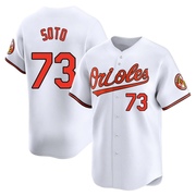 White Limited Livan Soto Youth Baltimore Orioles Home Jersey