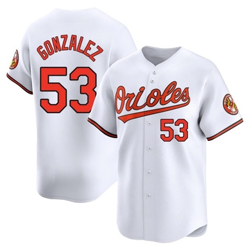 White Limited Luis Gonzalez Men's Baltimore Orioles Home Jersey