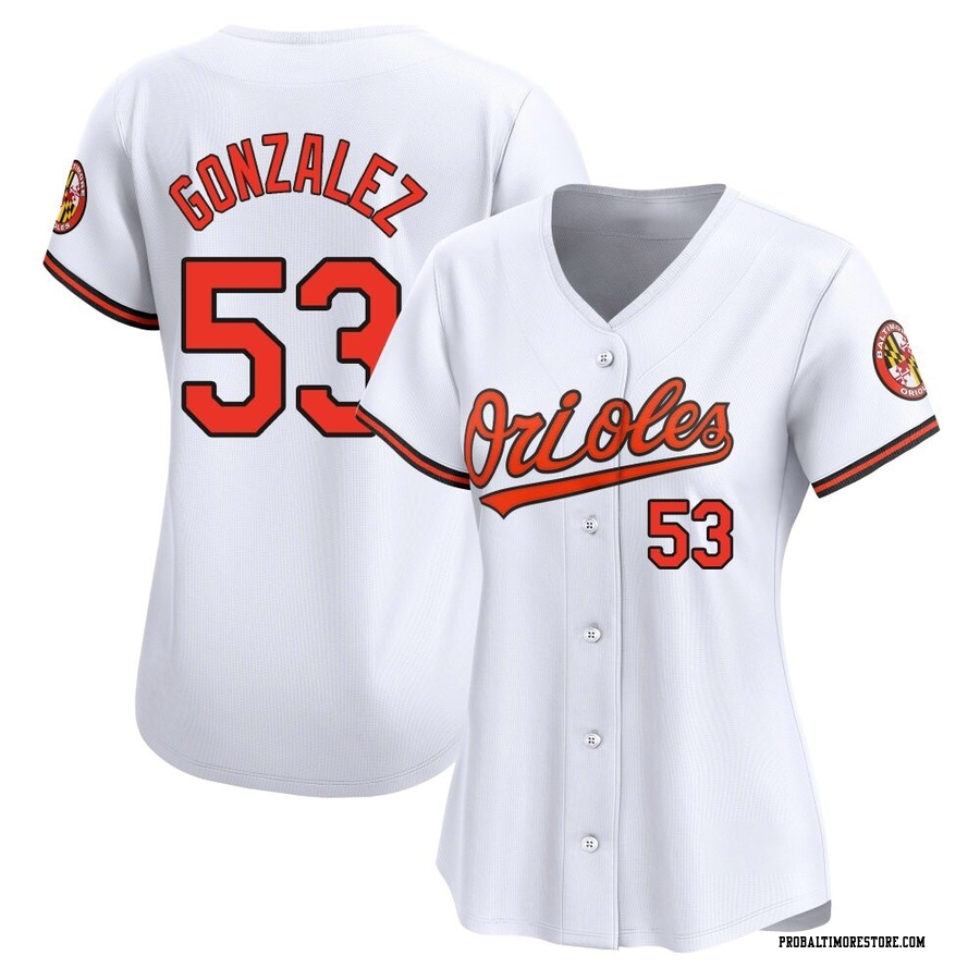 White Limited Luis Gonzalez Women's Baltimore Orioles Home Jersey