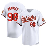 White Limited Maverick Handley Youth Baltimore Orioles Home Jersey