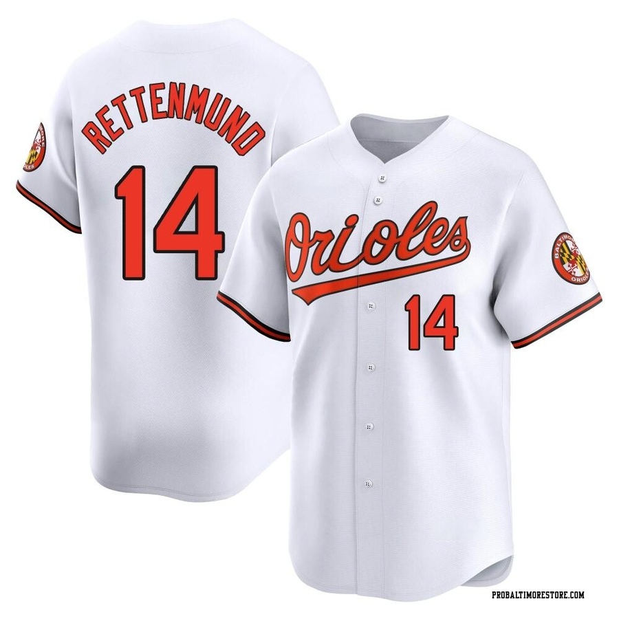 White Limited Merv Rettenmund Men's Baltimore Orioles Home Jersey
