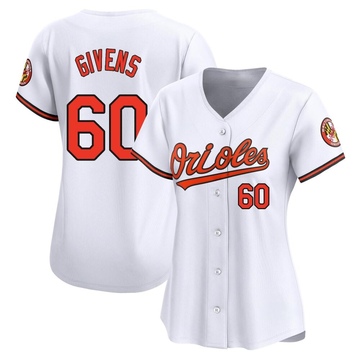 White Limited Mychal Givens Women's Baltimore Orioles Home Jersey