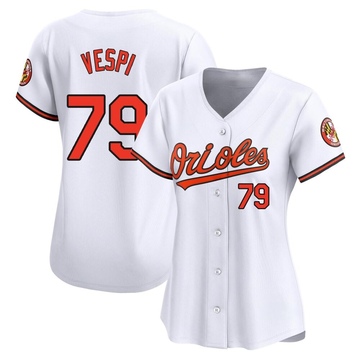White Limited Nick Vespi Women's Baltimore Orioles Home Jersey