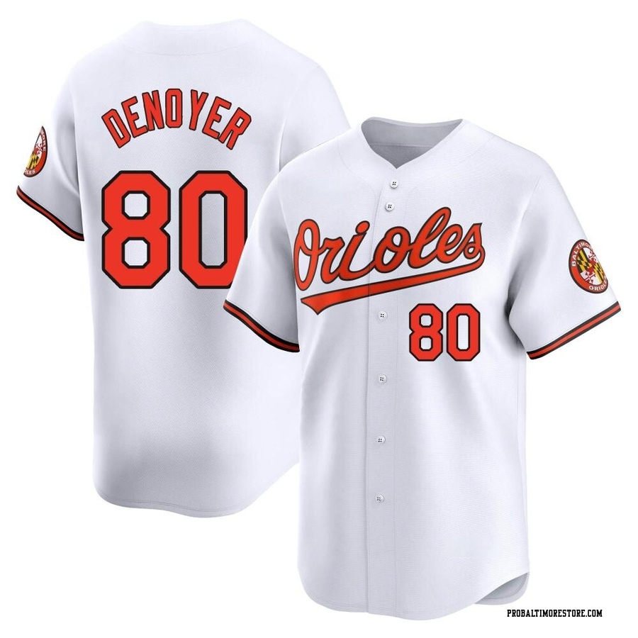 White Limited Noah Denoyer Men's Baltimore Orioles Home Jersey