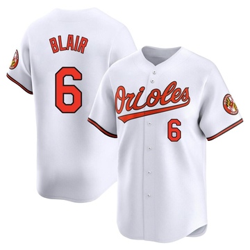 White Limited Paul Blair Men's Baltimore Orioles Home Jersey