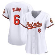 White Limited Paul Blair Women's Baltimore Orioles Home Jersey